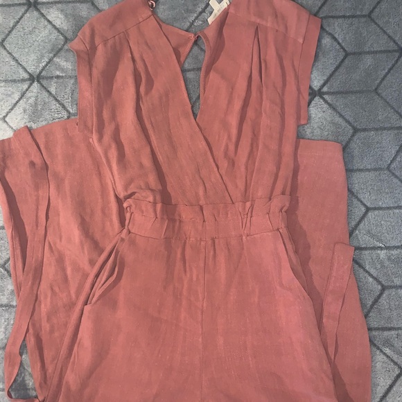 monteau linen jumpsuit